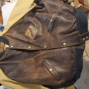 Harley Davidson Men's Grand National Champion Bomber Leather Jacket